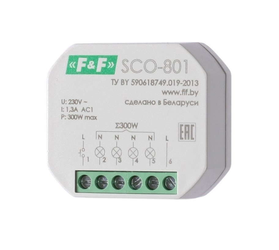 Регулятор освещённости (диммер) SCO-801 фото 1 — Multielectrika