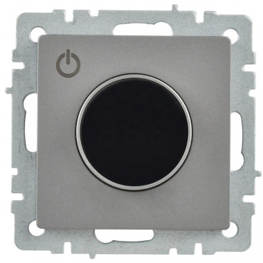 Термостат электронный с индикацией IEK BRITE ТС10-1-БрС сталь — Multielectrika