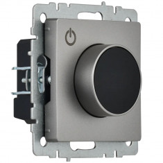 Термостат электронный с индикацией IEK BRITE ТС10-1-БрС сталь &mdash; Multielectrika