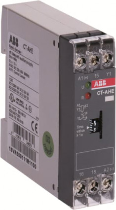 Реле времени CT-AHE на отключение 220-240B 3-300c ABB 1SVR550111R2100  &mdash; Multielectrika