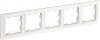 Рамка на 5 поста IEK Brite РУ-5-БрБ белая фото 1 — Multielectrika