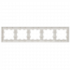 Рамка на 5 поста IEK Brite РУ-5-БрБ белая фото 4 — Multielectrika