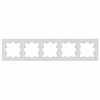 Рамка на 5 поста IEK Brite РУ-5-БрБ белая фото 2 — Multielectrika
