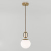 Подвесной светильник со стеклянным плафоном 50151/1 золото фото 4 — Multielectrika