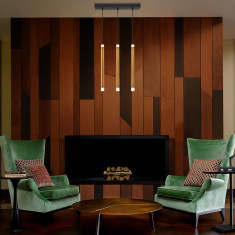 Подвесной светодиодный светильник 50133/3 LED бронза &mdash; Multielectrika