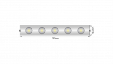 SWG-248-24-W20/45-67, лента фокусирующая 20*45°, IP67, 24В, SMD2835, 48led/m, 18W/m, 6500K &mdash; Multielectrika