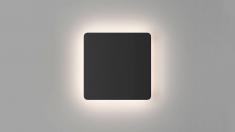 LED светильник настенный LW-A807A-BL-WW Черный 12Вт 3000 К &mdash; Multielectrika