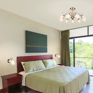 Настенный светильник со стеклянным плафоном 22080/1 золото — Multielectrika