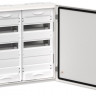 Корпус металлический IEK TITAN 5 ЩРн-72 (2х36) 585х570х140мм IP54 белый (одна дверь)