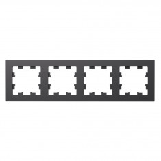 Рамка на 4 поста Systeme Electric AtlasDesign базальт &mdash; Multielectrika