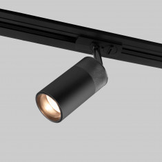 Трековый светодиодный светильник для однофазного шинопровода Riffe чёрный 9 Вт 4200K 85512/01 9W 4200K  чёрный однофазный &mdash; Multielectrika