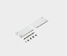 SY-LINK-ECS-S1-WH, комплект заглушек (2шт) для накладного глубокого шинопровода, белый