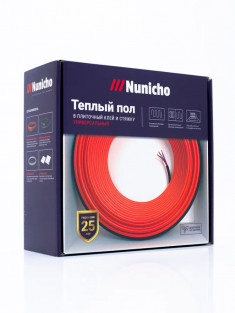 Теплый пол (электрический нагревательный кабель) NUNICHO "ETALON" (ТЕПЛООПТ) 40м / 800 Вт &mdash; Multielectrika