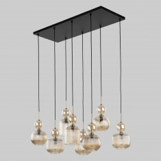 Подвесной светильник со стеклянными плафонами 11045 Sophia Cognac &mdash; Multielectrika