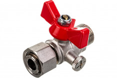 Шаровой кран для подключения манометра VALTEC 1/2нар -1/2вн. VT.806.N.0404 &mdash; Multielectrika