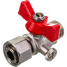 Шаровой кран для подключения манометра VALTEC 1/2нар -1/2вн. VT.806.N.0404