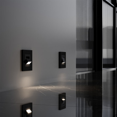 Поворотная встраиваемая LED подсветка Turn (черный матовый) W1154708 &mdash; Multielectrika