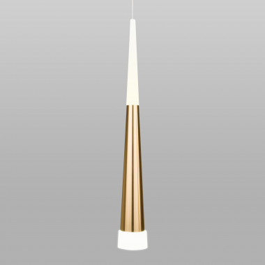 Подвесной светодиодный светильник DLR038 7+1W 4200K золото — Multielectrika