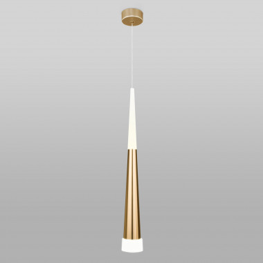 Подвесной светодиодный светильник DLR038 7+1W 4200K золото — Multielectrika