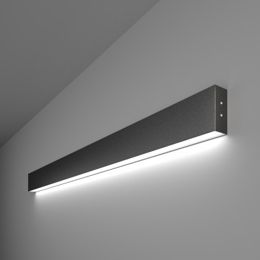 Линейный светодиодный накладной односторонний светильник 103см 20Вт 3000K серебряный 101-100-30-103 — Multielectrika