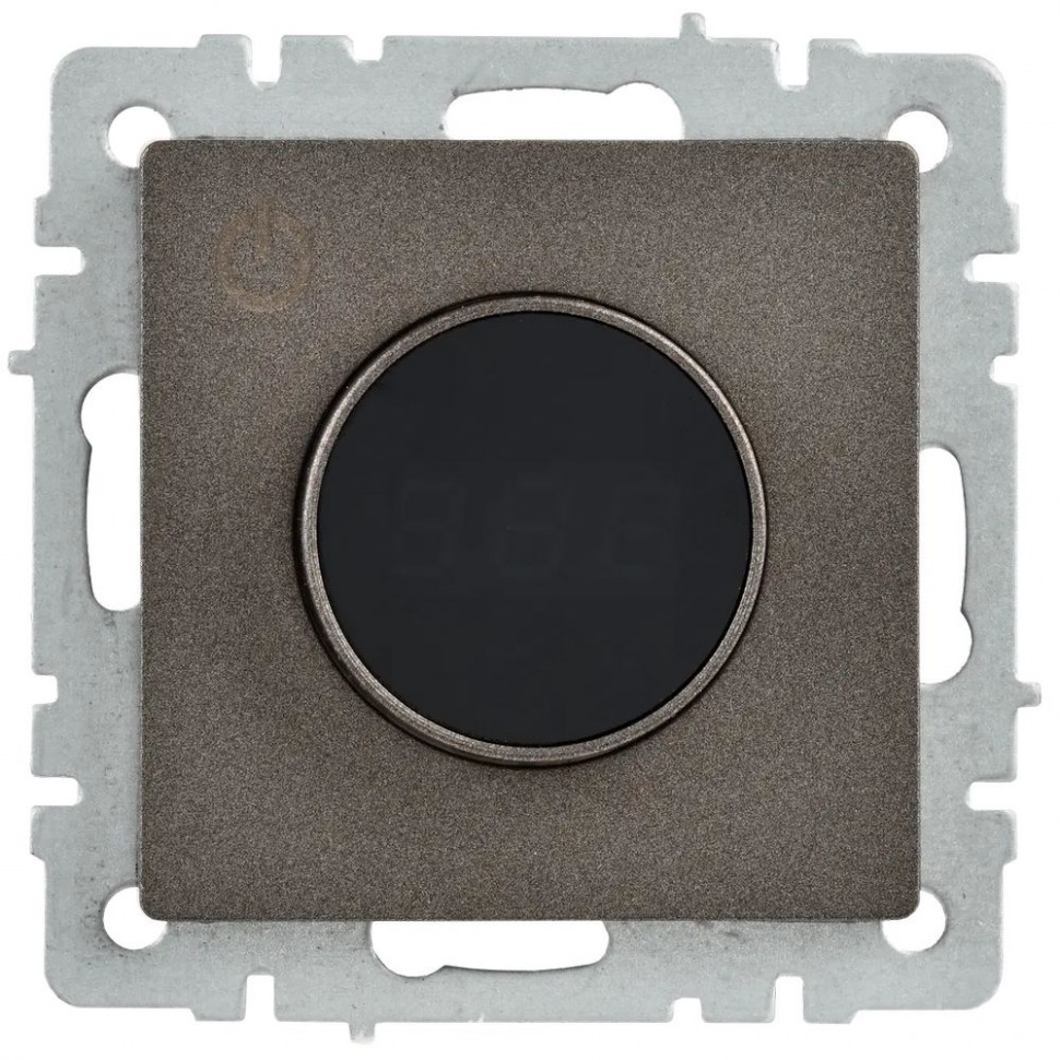 Термостат электронный с индикацией IEK BRITE ТС10-1-БрТБ темная бронза фото 1 — Multielectrika