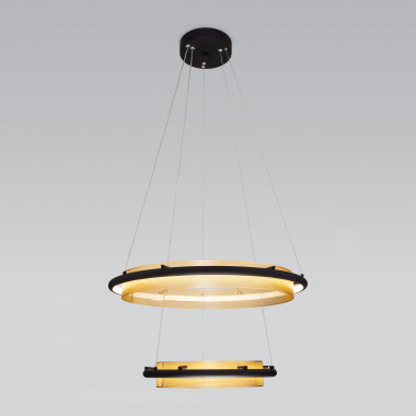 Умный подвесной светильник 90241/2 черный / золото — Multielectrika