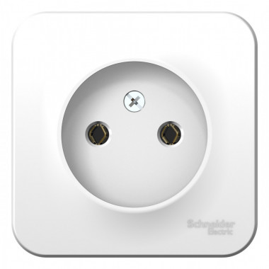 Розетка силовая Systeme Electric Blanca без заземления, белая 16А — Multielectrika