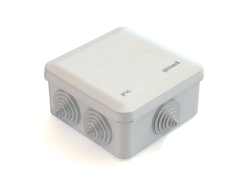 Коробка распределительная Greenel 100х100х50 для открытой установки фото 1 — Multielectrika