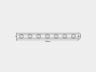 Светодиодная лента wall washer  5050, 42 LED/м, 6,2 Вт/м, 24В , IP67, Цвет: РГБ, SWG-542-24-RGB15/60-67