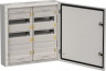 Корпус металлический IEK TITAN 5 ЩРн-72 (2х36) 585х570х140мм IP54 серый (одна дверь)