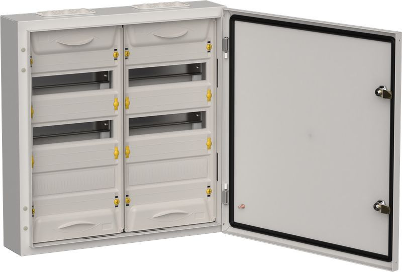 Корпус металлический IEK TITAN 5 ЩРн-72 (2х36) 585х570х140мм IP54 серый (одна дверь) фото 1 — Multielectrika