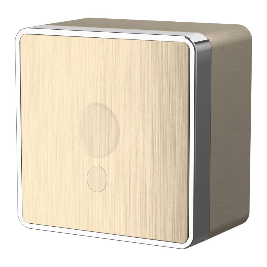 Вывод кабеля Gallant шампань рифленый W5050210 фото 1 &mdash; Multielectrika