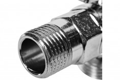 Кран шаровой угловой Bugatti 08840025 Miami 1/2x3/4 RG0090GT1KJIGI &mdash; Multielectrika