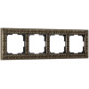 Рамка на 4 поста (бронза) WL07-Frame-04 фото 1 — Multielectrika