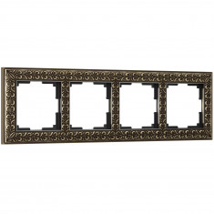 Рамка на 4 поста (бронза) WL07-Frame-04 &mdash; Multielectrika