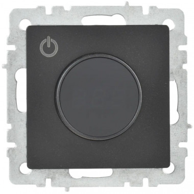 Термостат электронный с индикацией IEK BRITE ТС10-1-БрЧ черный — Multielectrika