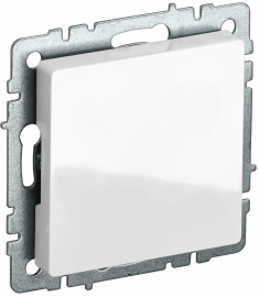 Заглушка с суппортом IEK Brite МЗ10-БрБ белая &mdash; Multielectrika