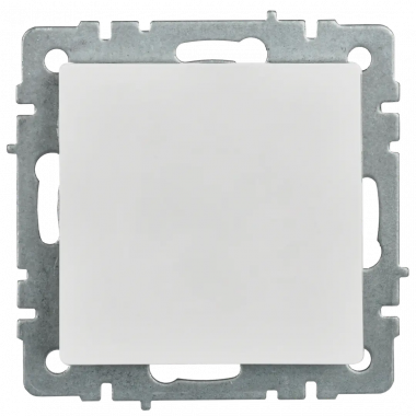 Заглушка с суппортом IEK Brite МЗ10-БрБ белая — Multielectrika