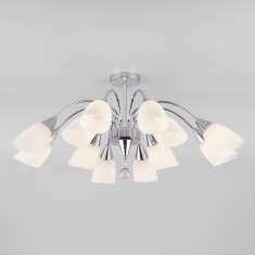 Потолочная люстра со стеклянными плафонами 30149 хром &mdash; Multielectrika