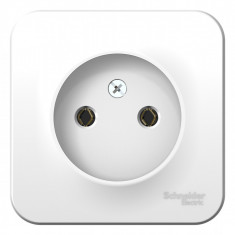 Розетка силовая Systeme Electric Blanca без заземления, с изолир. пластиной, белая 16А &mdash; Multielectrika