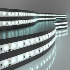 Светодиодная лента 12 В 9,6 Вт/м 120 Led/м 2835 IP65, холодный белый 6500K, 5 м Лента светодиодная 12V 9,6W 120Led 2835 IP65 холодный белый, 5м &mdash; Multielectrika