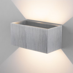 Уличный настенный светодиодный светильник WINNER DOUBLE LED IP54 35137/W алюминий &mdash; Multielectrika