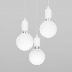 Подвесной светильник со стеклянными плафонами 50151/3 белый &mdash; Multielectrika