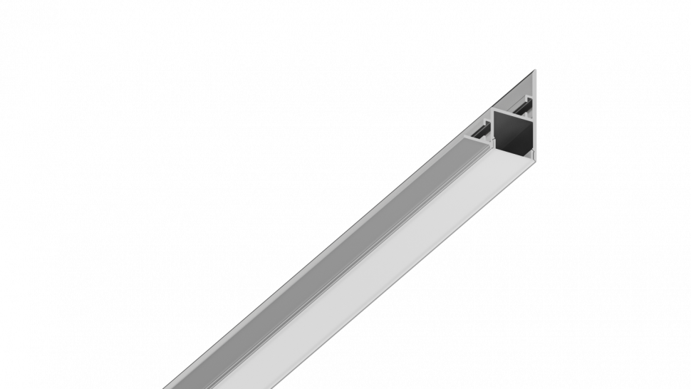 Профиль RC-3545-2.5 угловой, 2.5м + 4 заглушки фото 1 — Multielectrika