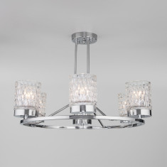 Потолочная люстра со стеклянными плафонами 60127/6 хром &mdash; Multielectrika