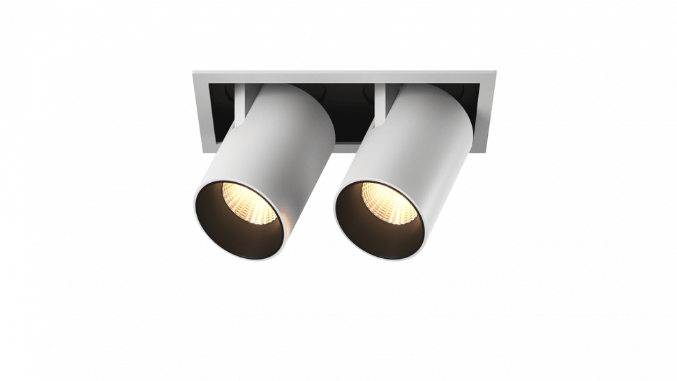 Встраиваемый LED светильник GL 7117-2/12W  двойной  12 W 3000K SPL-SQ2-12-WW фото 1 — Multielectrika