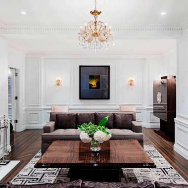 Настенный светильник с хрусталем 10096/1 золото — Multielectrika