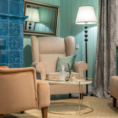 Торшер с абажуром черный 01057/1 черный &mdash; Multielectrika