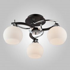 Люстра потолочная 9654/3 хром/черный &mdash; Multielectrika