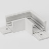 SY-LINK-CNLV-S1S-WH, коннектор угловой горизон.для накладного низкопрофильного шинопровода, белый